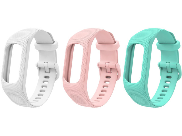 3-Pack Bands Compatible with Garmin Vivosmart 5 Straps, All-in-one Replacement Band Wristbands for Garmin vivosmart 5 Women Men
