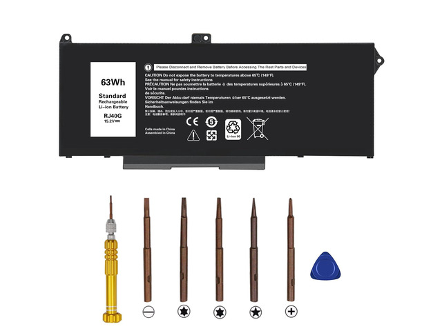 RJ40G 4-Cell Laptop Replacement Battery for Dell Latitude 15 5520 Latitude 14 5420 Precision 15 3560 Series 01K2CF M033W WY9DX 075X16 P137G...