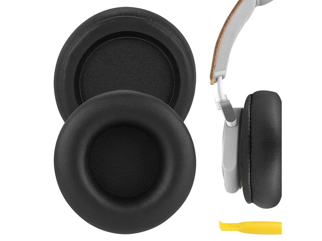Replacement Ear Pads for Bang & Olufsen Beoplay H4/ H6/ H7/ H9/ H9i/ HX, Portal Headphones Ear Cushions, Repair Parts with Video Guide (Black/No...