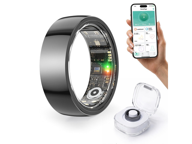 Yuga Smart Ring for Women and Men Fitness & Sleep Tracker with Heart Rate Monitor, Calorie Burn Tracking, No Subscription RequiredGift for Holiday...