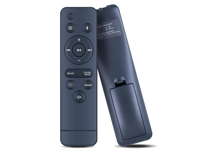 New Replacement Remote Control for Onn Soundbar 20 Inch Sound Bar Speaker 100075108