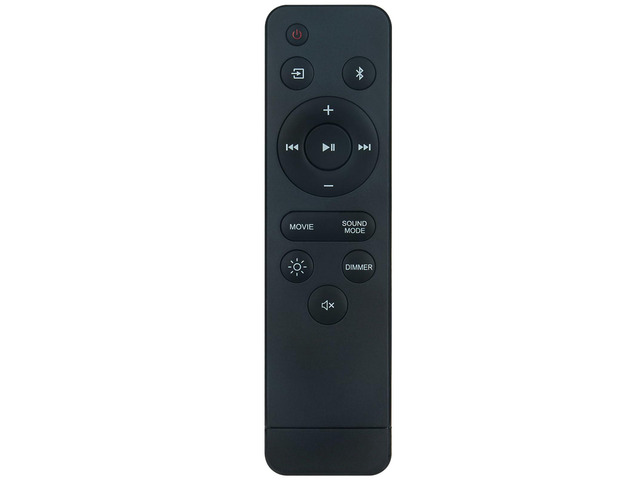 100075108 Replacement Remote Control Commander Compatible with ONN Soundbar 100075108