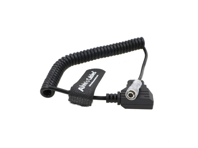 PORTKEYS BM5 BM7 Monitor Power Cable D-TAP to 4 Pin Female Coiled Power Cord