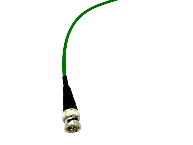 12G-SDI BNC to BNC Broadcast Video Cable, 4855R Mini RG59, 10 FT, Green