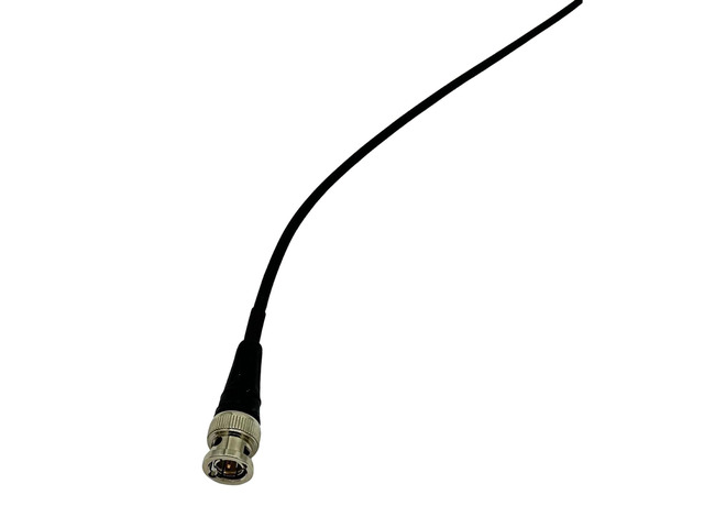 12G-SDI BNC to BNC Broadcast Video Cable, 4855R Mini RG59, 10 FT, Black