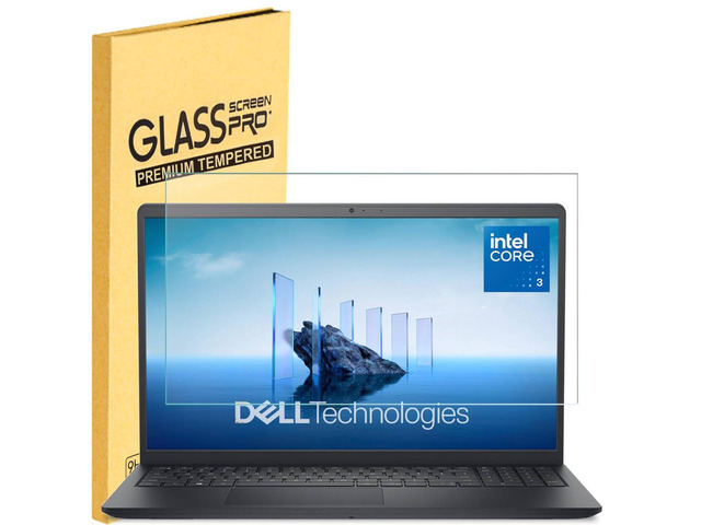 Tempered Glass Screen Protector for Dell 15 D15260/DC15250/DC15255 15.6' & Dell Pro 15 Essential PV15250/PV15255, & Inspiron 15 3530 Laptops...