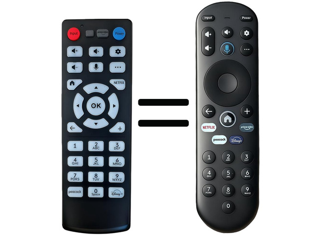 No Voice IR Replacement Remote Control for Element Xumo 4K UHD Smart TV Compatible with E500AC55C E500AC50C E500AC43C E500AC65C T234100...