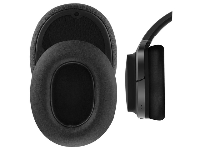 Replacement Ear Pads Compatible with Edifier W830BT, W860NB Headphones, Ear Cushions (Black)