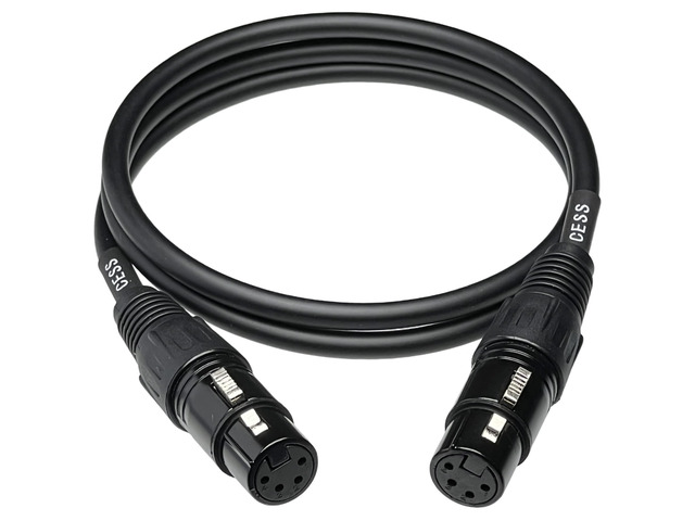 4-Pin XLR Female to 4-Pin XLR Female Balanced Headphone Coupler Cable, 3 Feet