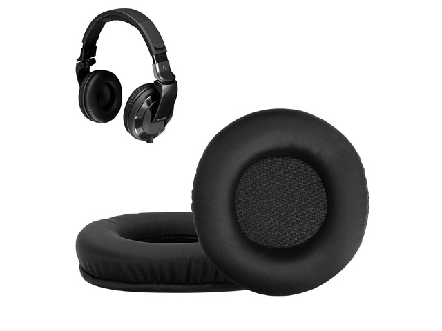 Ear Pads Compatible with Pioneer HDJ 2000/1000/1500 Earpads - 2X Replacement for Headphones - Black