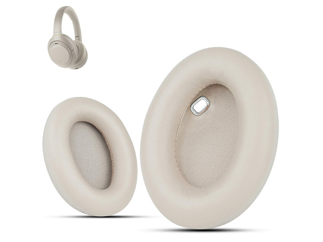 Replacement Cushions for Sony WH-1000XM4 Ear Pads, Soft Protein Leather Sony XM4 Replacement Ear Pads Compatible with Sony XM4 Headphones Memory...