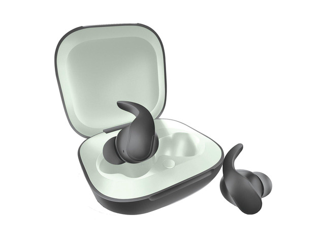 Sports True Wireless Earbuds, Bluetooth Wireless Ear Buds for iPhone & Android, Noise-Isolating in-Ear Fit, Secure-Fit Tips, Sweat-Resistant, Touch...