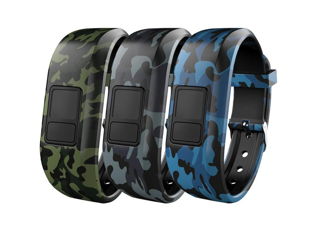 Bands for Garmin Vivofit jr/jr 2/3, Adjustable Replacement Wristbands with Watch Buckle for Women Men(No Tracker)