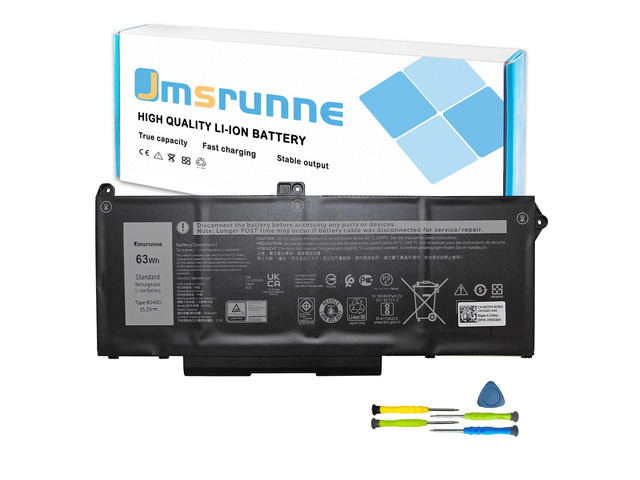 RJ40G Laptop Battery Replacement for Dell Latitude 15 5520 Latitude 14 5420Precision 15 3560 Series M033W 01K2CF P137G P137G001 P104F P104F001...