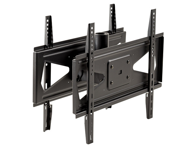 I 32'-55' Back to Back Dual TV Mount Plate, 1.5' NPT Pipe Ceiling Mount, VESA 400x400 - Compatible with All 1.5' NPT TV Mount Components