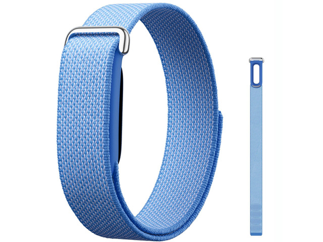 Replacement Braided Band for Fitbit Air Performance Loop Micro-Adjustable(150220 mm), Quick-Dry, Nylon, Hook & Loop, Featherlight, Aluminum Alloy...