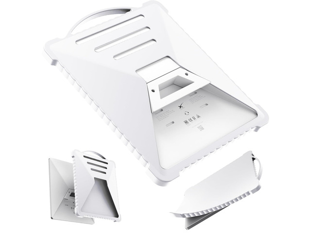 Starlink Mini Cover Protective Case, Portable Shockproof Starlink Mini Accessories Silicone Protection Satellite Dish Gift Gear. White