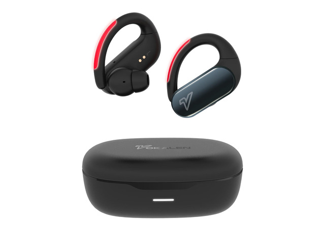 Reflex Pro - Wireless Sport Earbuds with Ear Hooks, Active Noise Cancellation, up to 50H of Battery Life, IP68 Dust and Waterproof, Touch Control,...