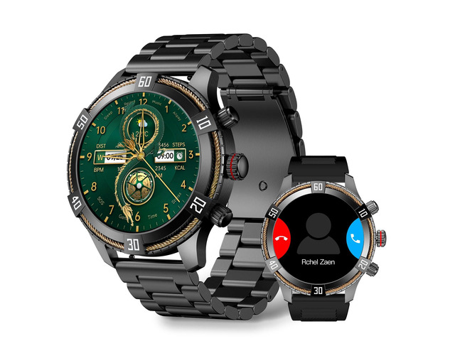 Smart Watch for Men Bluetooth Answer/Make Call, 1.43' AMOLED Display Luxury Smartwatch, Fitness Tracker with 100+ Sport Modes, Heart Rate/Sleep...