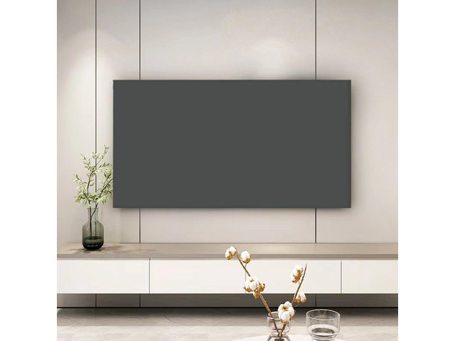 TV Cover TV Display Protector for LCD LED Dust Cover for Desktop TV Hanging TV Dust-Proof Colorful TV Screen Protectors (Gray, 55-65inch)