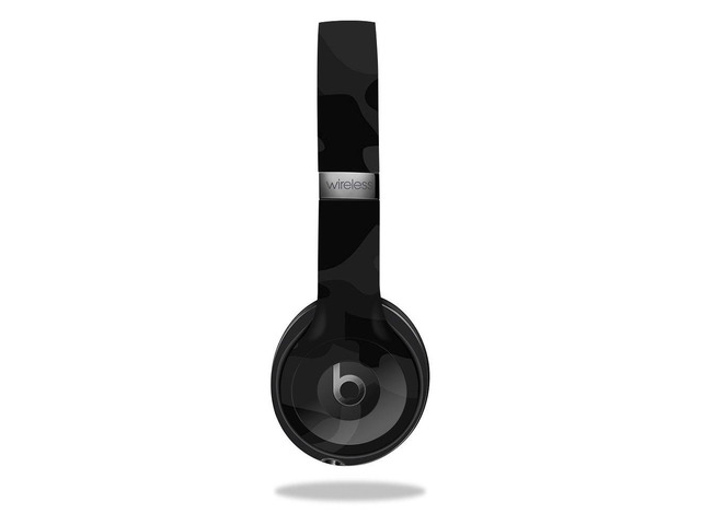 MightySkins Skin Compatible with Beats by Dr. Dre Solo 3 Wireless - Black Camo Protective, Durable, and Unique Vinyl Decal wrap Cover Easy to...
