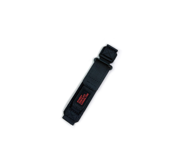 Nylon Watch Band Compatible with Garmin Quick Fit Hook & Loop Sport Strap with Stainless Steel Buckle Army Green/Black/Orange