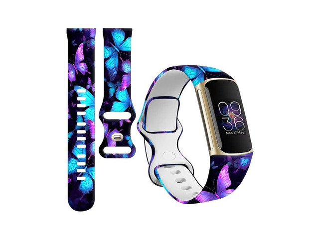 Sport Bands Compatible with Charge 6 /Charge 5 for Women Men,Soft Waterproof Replacement Straps Wristbands for Charge Advanced Fitness Tracker