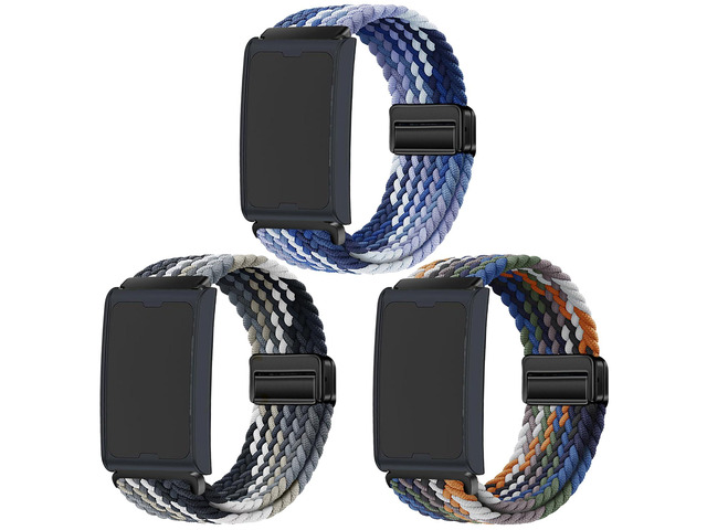 Nylon Sport Band Compatible with Amazfit Helio, Breathable, Adjustable Replacement Band For Man Woman