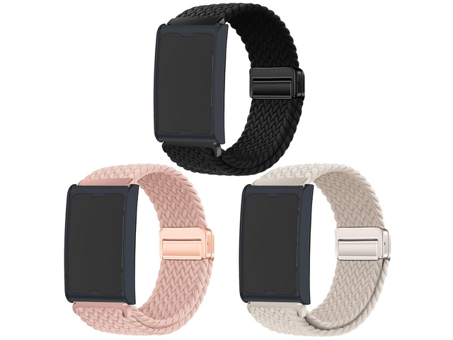 Nylon Sport Band Compatible with Amazfit Helio, Breathable, Adjustable Replacement Band For Man Woman