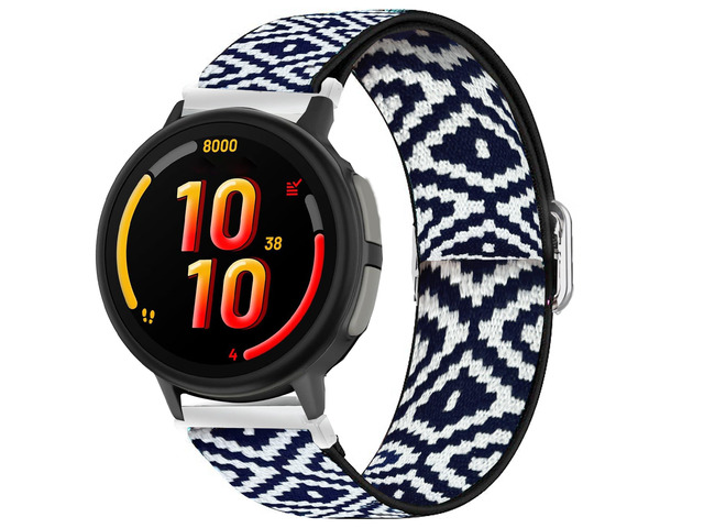 Compatible with Garmin Bounce 2 Band, Stretch Elastics Nylon Adjustable Replacement Strap Accessories Compatible with Garmin Bounce 2, 1 Smart Watch