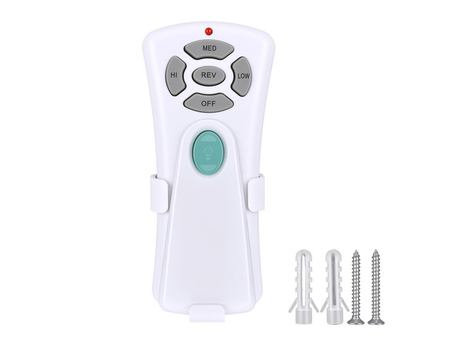 CHQ7080T UC7080T Remote Control for Hampton Bay Harbor Breeze Ceiling Fan with Reverse, 3 Speed, Up/Dn Light Dimmer, Included Mount Holder, Easy...