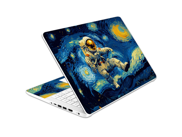 Laptop Skin Decal HP 14' - Astronaut Art, Laptop Cover Sticker, No Cutting Required, No Bubble, Waterproof, Scratch Resistant - Including Wide...