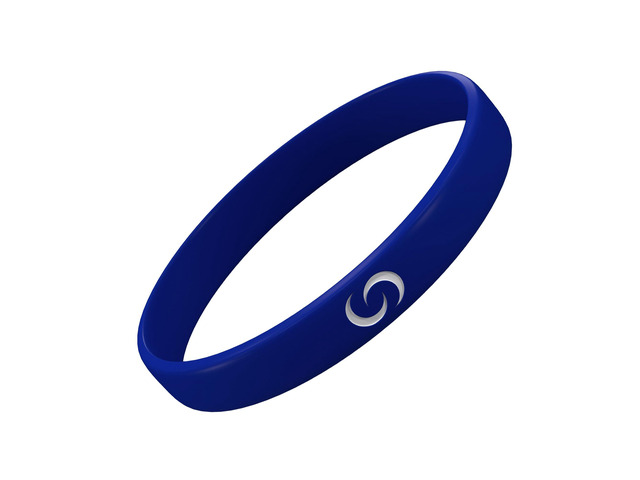 Smart Silicone Digital Business Card Wristband with Tap to Share Premium Quality, QR Code Profile, App-Free Smart Wristband for Networking, Blue