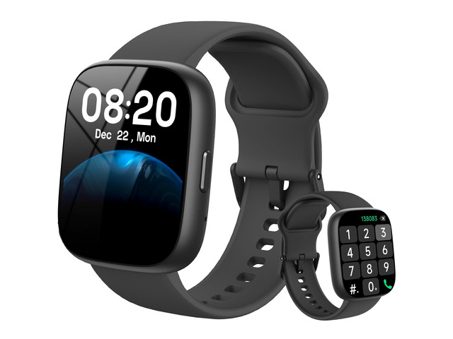 Smart Watch with Alexa & Bluetooth Calling-1.83' HD Touchscreen Fitness Watch, Fitness Tracker w/Heart Rate/Sleep Monitor, 30-Day Standby, 120+...