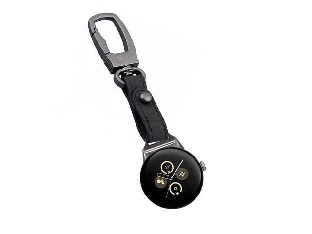Necklace Keychain Pendant Compatible with Google Pixel Watch Band for Women Men, Holder Clip for Google Pixel Watch 1, 2, 3 41mm Watch Accessories