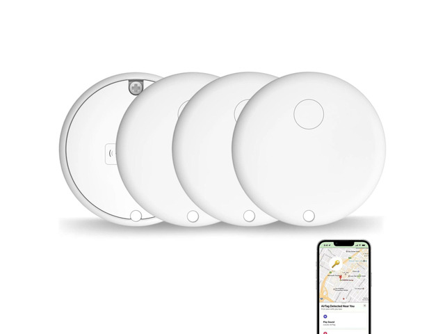 Air Tracker Tags Mini with Apple Find My APP (iOS Only), Tracking Device Locator Looshall Tag Finder and Item Locator for Luggage, Keys, Wallet,...