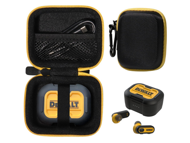 Case for DEWALT Earbuds TWS Headphones, Jobsite Pro-X1 Case