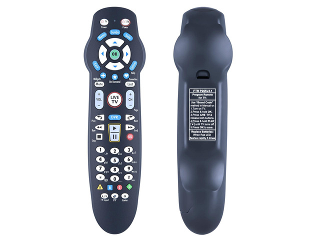 Replacement Remote Control for Frontier Cable Box TV FTR P265v3.1, for Verizon FIOS RC26655006/03B