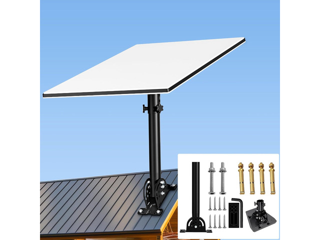 Star-Link Stangard Gen3/4/4X Roof Mount, Aluminum Adapter Adjustable Tilt Angle, Compatible with Stangard Gen3/4/4X Dish