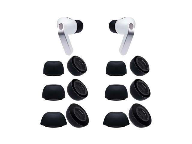 Replacement Silicone Eartips for Samsung Galaxy Buds4 Pro (2026) Earbud Tips Compatible with Samsung Galaxy Buds3 Pro (Not for Buds3 FE), 6 Pairs...