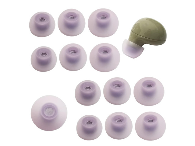 Ultra Soft Silicone Earbuds Tips for Samsung Galaxy Buds 2/Buds+/Buds FE Replacement Ear Tips for Galaxy Buds Earbuds with Filter Screen, Noise...