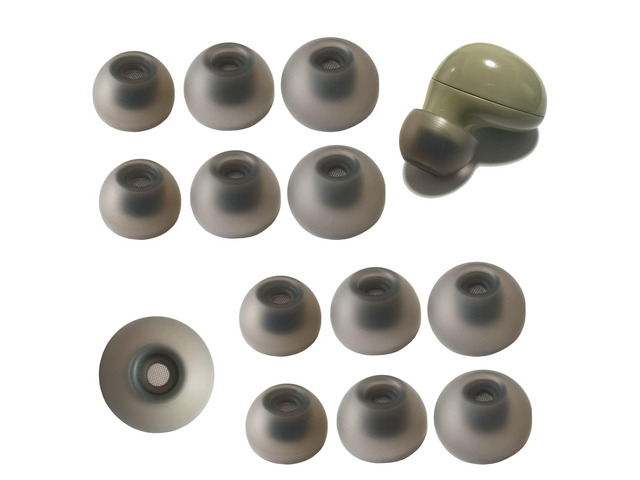 Replacement Earbuds Tips for Samsung Galaxy Buds 2/Buds FE/Buds+ Silicone Ear Tips for Galaxy Buds Earbuds with Filter Screen Noise Isolation,...