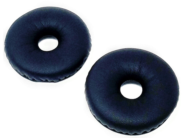 Replacement Ear Pads - Telex Airman 850 - Black Leatherette Gel Ear Cushions - 60mm Diameter - 1 Pair