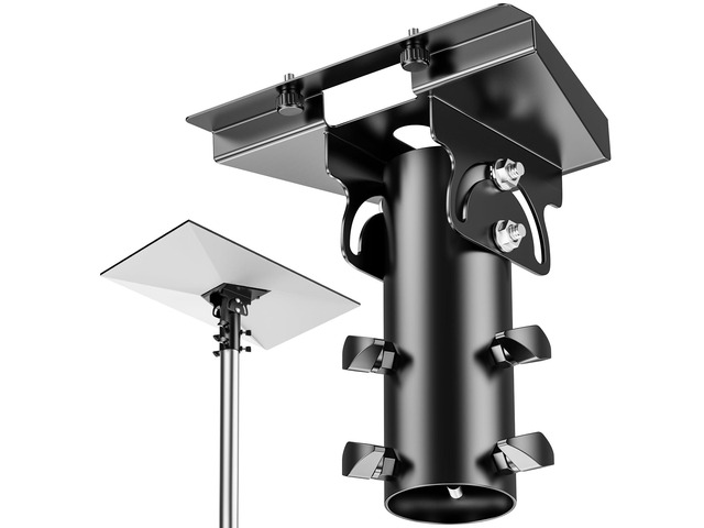 Starlink 4/4X/Gen 3 Mount, Adjustment Pole Mount Fits 1.2 to 2.2 Poles Pipe Adapter 360° Multi-Angle Adjustment Roof Mount, RustProof Easy...