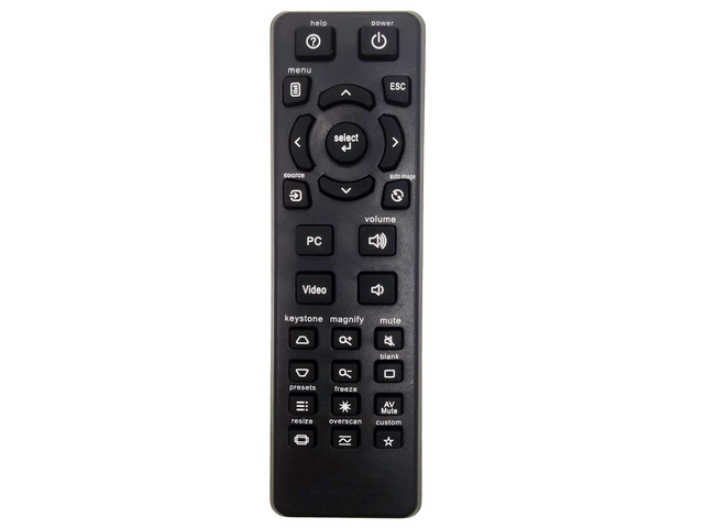 HW-Navigator-4 Projector Remote Control Replacement [Make] For use with InFocus IN112, IN1110a, IN1112a, IN1116, IN1118HD, IN112a, IN112x, IN114,...