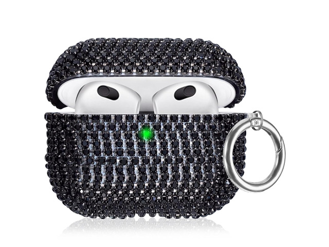 Bling Case Compatible with AirPods 3rd Generation (2021), Sparkling Diamond Case for AirPods 3 Case Bling Rhinestones for Women, Shockproof...