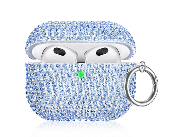 Bling Case Compatible with AirPods 3rd Generation (2021), Sparkling Diamond Case for AirPods 3 Case Bling Rhinestones for Women, Shockproof...