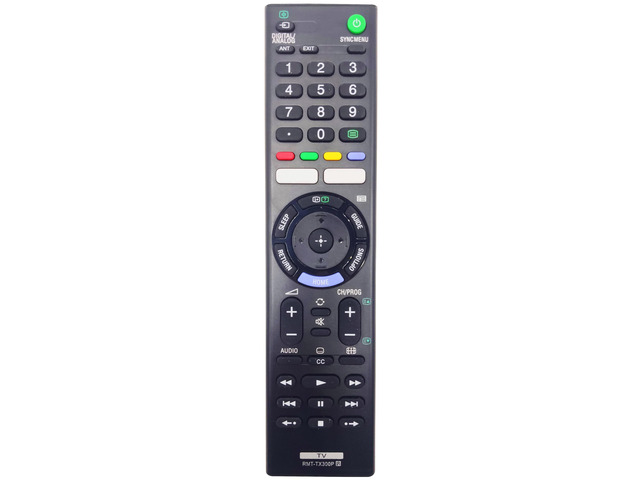 Remote Controller Replacement for Sony TV RMT-TX100A, RMT-TX100B, RMT-TX100U, RMT-TX102B, RMT-TX102U, RMT-TX200U, RMT-TX300P, RMT-TX300U