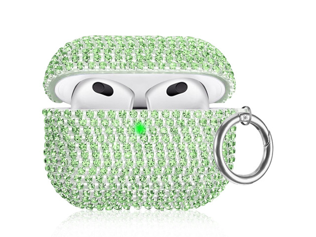 Bling Case Compatible with AirPods 3rd Generation (2021), Sparkling Diamond Case for AirPods 3 Case Bling Rhinestones for Women, Shockproof...