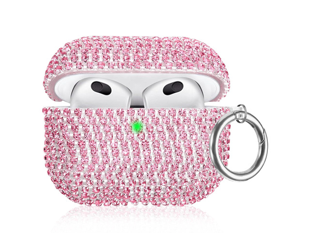 Bling Case Compatible with AirPods 3rd Generation (2021), Sparkling Diamond Case for AirPods 3 Case Bling Rhinestones for Women, Shockproof...